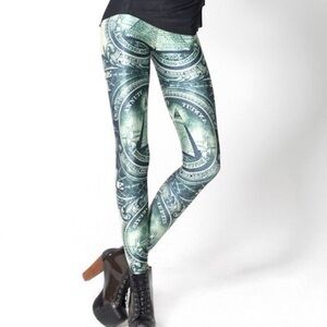 Original Black Milk Clothing Money Illuminati Leggings